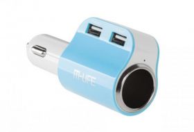 LAD.SAMM 2*USB 3,1A-LIFE+GN.ZAPAL.