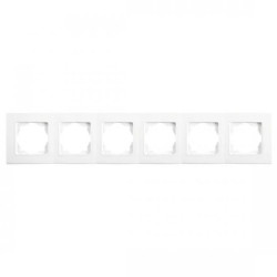 Panasonic LINNERA S Ramka 6-krotna biały połysk 91480006