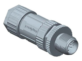 Złącze M12, męskie, PIN:12, wtyk, proste, 30V M12A-12BMMA-SL7001