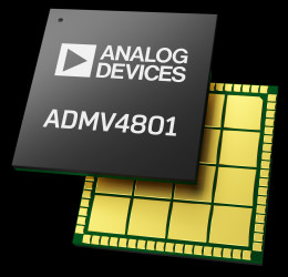 24 GHz to 29.5 GHz Transmitter/Receiver, Single Polarization Beamformer