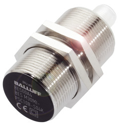 Czujnik zbliżeniowy M30 Indukcyjny 15 mm BALLUFF Wpuszczany 10 → 30 V DC długość 65mm Gwintowany