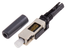 Złącze światłowodowe SC, wielomodowe rozmiar włókna: 62.5/125μm PC Simplex OM1