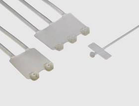 Helukabel 91107-1000 TY 532M Opaska kablowa 212 mm 2.4 mm przeźroczysty z polem do oznakowania 1000 szt.