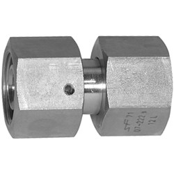 Screw connection, L 39 mm, 315 bar, stainless steel, for compressed air, liquids, natural gas, hydraulics, 112333