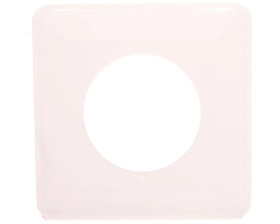 Sentia Osłona ściany pojedyncza srebrna tworzywo pozioma 2100-06