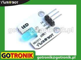 Moduł z diodą LED niebieską