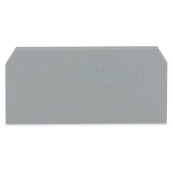 WAGO 279-325 2 x 52mm End and intermediate plate for 279 Series Grey