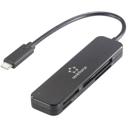 Renkforce RF-5151024 RF-PCR-230 External USB C memory card reader Black