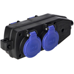 Gniazdo elektr. IP44 4x2P+Z 16A Bryzgoszczelne listwa