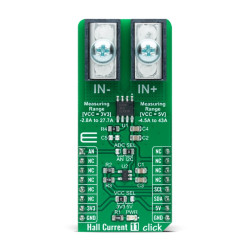 Narzędzie rozwojowe z kategorii „czujniki&#148;, TMCS1108A2U, do uzytku z: MikroBUS, Płyta rozszerzenia, Hall Current 11