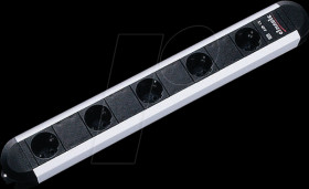 331.032 Power strip, 5 x Type F - CEE 7/3, black