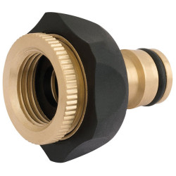 Draper 24646 Brass and Rubber Tap Connector (1/2&quot; - 3/4&quot;)