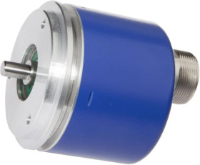 VD580531, enkoder obrotowy, Ø58 mm, długość 60, pełny wał 6 mm, 3600 impulsów, 4,75-30 V DC, -25-85C, Push-pull