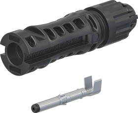 Złącze solarne Męski 69A 1,5 kV, Montaż na panelu 10mm²