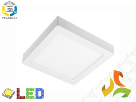 Oprawa downlight LED BOLERO 18W 1600lm 3000/4000/6400K IP40 natynkowa/wpuszczana aluminium LD-BLRKW18W-61 GTV