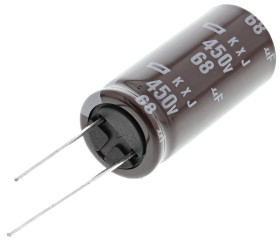 Kondensator 68μF 450V dc Radialny, Otwór przelotowy CHEMI-CON roztaw: 7.5mm 16 x 35.5mm