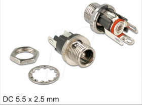 89911 Connector DC, female bulkhead