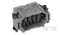 Wzmocnione złącze zasilania 10-pinowe TE Connectivity Męski Wtykowe