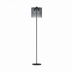 Lampa stojąca NIRA kolor czarny, stylowy szklany klosz glamour, 3*E14 - ML3523-3-EBCN Zuma Line