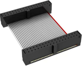 Kabel taśmowy 34-żyłowy raster 1.27mm Płaski, AWG 30 AWG Ekranowany 34 Samtec -40 → +105°C