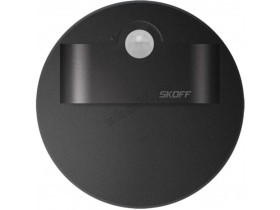 Oprawa przyschodowa z czujnikiem ruchu Rueda Short LED PIR 120 st. Motion Sensor Light 230 V AC 2,4 W IP 20 3000 K czarny mat