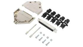 Dtpkm-62Fhsl D-Sub Hd Żeńskie Proste Lutowanie Na Przewód Unc 4-40 Pin 62