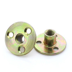 Nakrętka kontrująca M10 z kołnierzem - 3-otworowa