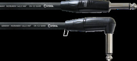 CII 3 PR CORDIAL 6.3-mm mono jack, mono angled jack, 3.00 m