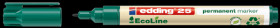 4-25004 Ecoline permanent marker, green