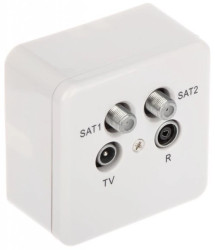 Gniazdo antenowe końcowe GAR-SAT/2F-SIG R-TV SAT
