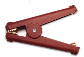 Battery clip, 300 A, 165 mm, red, BU-102BK-2