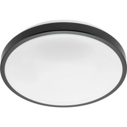 Plafon LED Oprawa Lampa Sufitowa Ścienna ROMERO 2xE27 IP20 Czarny KOBI