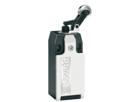 Wyłącznik krańcowy dźwignia z rolką z tworzywa wciskaną bocznie, obudowa z tworzywa, 2Z 1R zestyki wolnoprzełączające KBD1L21