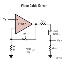 140MHz Video Current Feedback Amplifier