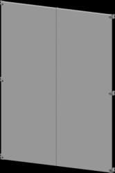 Mounting plate, sheet steel, (W x H x D) 1200 x 1600 x 25 mm, 8PQ3000-1BA07