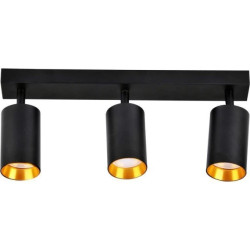 Lampa Listwa Sufitowo-Ścienna LED 3xGU10 MARIBEL Czarny Goldlux