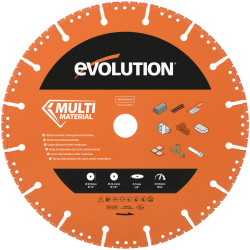 Evolution MD255SEG-CS MultiMaterial Diamond Demolition DiscCutterBlade255x22.2mm