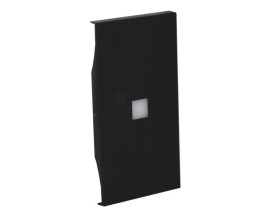 LIVING NOW "MY HOME" Klawisz z okienkiem podświetlenia - 2 moduły - czarny KG01MH2X LEGRAND