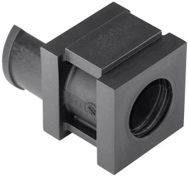 HellermannTyton 440-00015 Dysza pojedyncza VP-S_13-14_Ins-sgl-PL-BK (20), (D x S x W) 21.10 x 21.10 x 21.80 mm, tworzywo