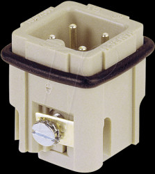 09 20 003 2611 Han A male screw connector, 3+PE
