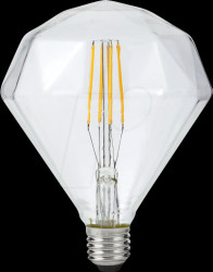 LX024102402 LED bulb E27, 5 W, 450 lm, 2500 K, filament, dimmable