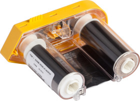 Taśma do drukarek etykiet, do użytku z: Brady, zgodne z: M610, BMP61, M611, Czarny, dł.: 22.86m, szer.: 50mm