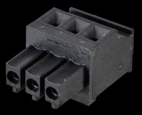 31114103 Plug-in connection terminal, 3-pin, spacing 3.81 mm