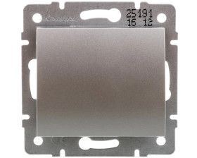 LOGI Łącznik schodowy śrubowy 10AX 250V srebrny 021050143 25191