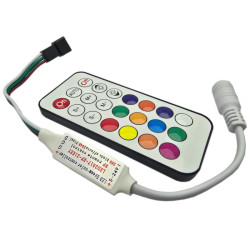 Sterownik LED RGBW WS2812 Do taśm cyfrowych MAGIC, Pilot