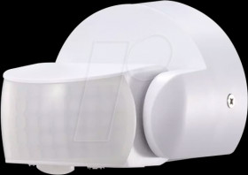 6611 Motion detector, infrared, IP65, white