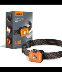 Latarka czołowa LED VIDEX VLF-H085-OR 400Lm 5000K