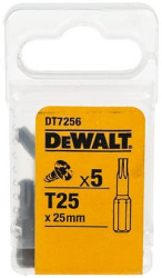 Końcówka wkrętaka Torx T25 DeWALT dł: 25 mm 5 szt.