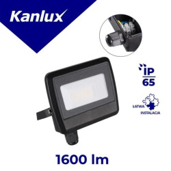 Projektor ANTEM LED 20W-NW B 1600lm 4000K barwa neutralna IP65 czarny 33201