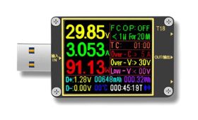 T18 miernik portu USB 3.0 32V / 5,1A / 163W